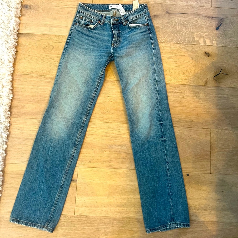 Zara straight leg jeans
